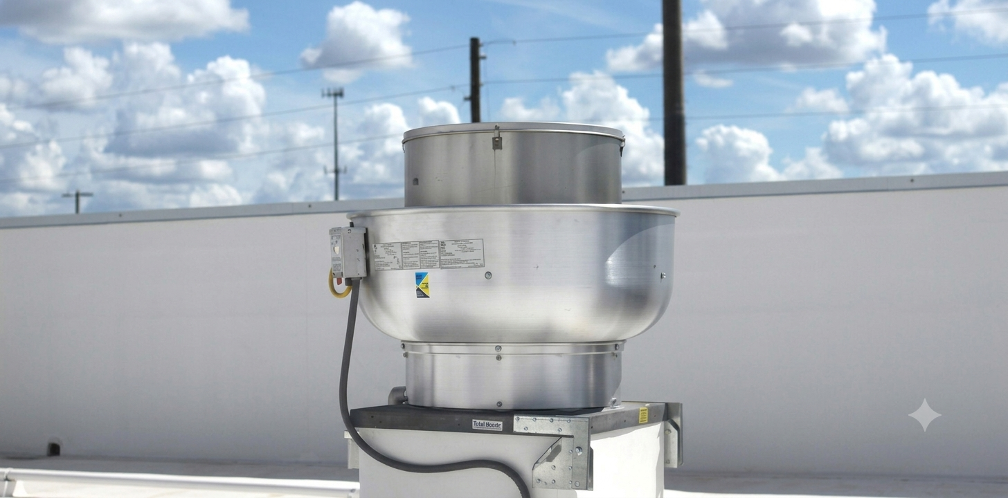 Exhaust fan cleaning and maintenance services by Total Hoodz